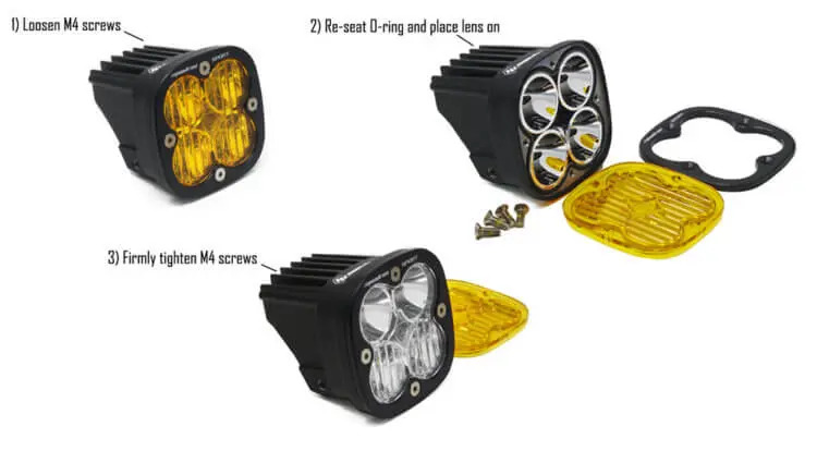 uService® Baja Designs off-road lights