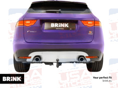 Jaguar F-PACE Tow Bar - Jaguar Tow Bar - Brink Detachable Towbar kit A50-X 616570 - EuroFit Towbars & Electrics - eurofittowbars.com.au