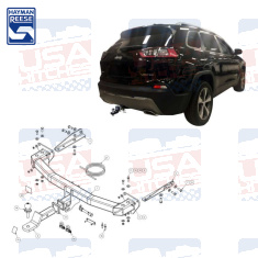 Jeep Cherokee KL Towbar Hayman Reese - EuroFit Towbars & Electrics - eurofittowbars.com.au
