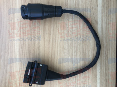 13 Pin Euro to 12 Pin Flat Australian Caravan Plug Adapter - EuroFit Towbars & Electrics - eurofittowbars.com.au