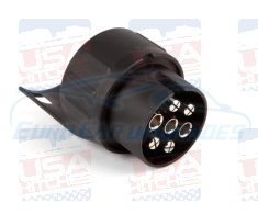 Trailer 7 Pin Male Round - 13 Pin Female Round Adapter Westfalia - EuroFit Towbars & Electrics - eurofittowbars.com.au