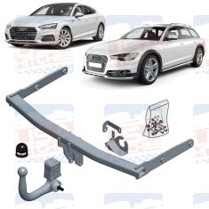 Audi A4 A5 Detachable Towbar Brink BR-4018300 - EuroFit Towbars & Electrics - eurofittowbars.com.au
