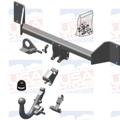 BMW X3 F25 Diagonally Detachable Tow Bar BRINK - EuroFit Towbars & Electrics - eurofittowbars.com.au