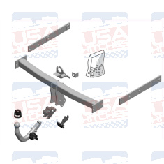 Audi A6 A7 Detachable Towbar Brink BR-550800 - EuroFit Towbars & Electrics - eurofittowbars.com.au