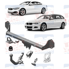 BMW 3 4 Detachable Towbar Brink BR-554500 - EuroFit Towbars & Electrics - eurofittowbars.com.au