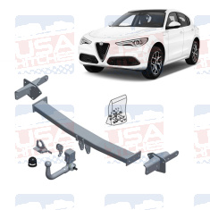 Alfa Romeo Stelvio Detachable Towbar Brink BR-632800 - EuroFit Towbars & Electrics - eurofittowbars.com.au