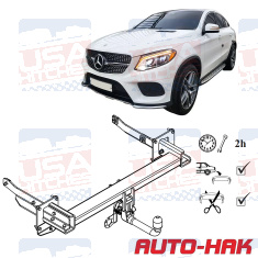 Mercedes-Benz GLE Coupe C292 Invisible Detachable Towbar - EuroFit Towbars & Electrics - eurofittowbars.com.au