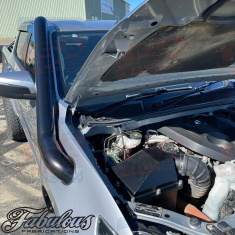 Mazda BT-50 Mid Entry Stainless Snorkel Alloy Panel Filter Airbox Kit Fabulous Fabrications - EuroFit Towbars & Electrics - eurofittowbars.com.au
