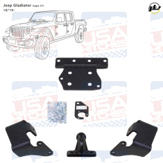 Jeep Gladiator JT Flange Heavy Duty Tow Bar GDW - EuroFit Towbars & Electrics - eurofittowbars.com.au