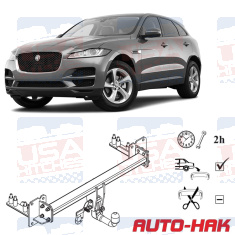 Mercedes C-Class S205 Detachable Invisible Towbar D59V Auto-Hak - EuroFit Towbars & Electrics - eurofittowbars.com.au