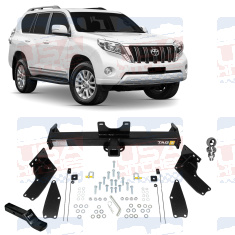 TAG Heavy Duty Towbar for Toyota Prado with Spare Wheel on Back Door (09/2002 - 06/2024)