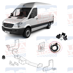 Mercedes-Benz Sprinter 2-t 3-t VW LT 28-35 LT35 LT50 LT46 Flange Towbar BRINK