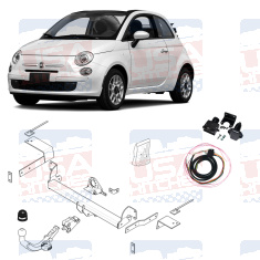 Fiat 500C Detachable Towbar kit BRINK