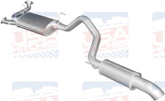 Toyota Landcruiser 200 Exhaust - 4.6 4.7 V8 Petrol cat back Performance Exhaust - MantaPro authorised dealer - EuroFit Towbars & Electrics - eurofittowbars.com.au