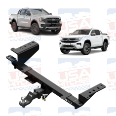 Ford Ranger Volkswagen Amarok Heavy Duty Towbar TAG T4F837 - EuroFit Towbars & Electrics - eurofittowbars.com.au