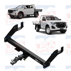 Mazda BT-50 Isuzu D-MAX Heavy Duty Towbar TAG T7H824 - EuroFit Towbars & Electrics - eurofittowbars.com.au