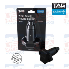 7 Pin Small Round Socket TAG - EuroFit Towbars & Electrics - eurofittowbars.com.au