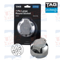 7 Pin Large Round Socket - EuroFit Towbars & Electrics - eurofittowbars.com.au