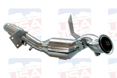 VW Amarok 2.0 TDI Stainless 200 Cell Cat Downpipe Exhaust - EuroFit Towbars & Electrics - eurofittowbars.com.au