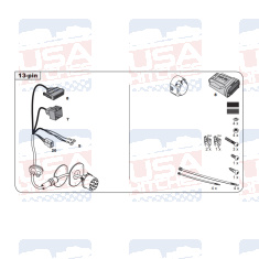 Audi A1 Sportback Tow Bar LED wiring Kit WYR033613R-T trail-tec - EuroFit Towbars & Electrics - eurofittowbars.com.au