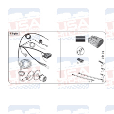 BMW 1 3 5 7 X3 Tow Bar LED wiring Kit WYR042613R-T trail-tec - EuroFit Towbars & Electrics - eurofittowbars.com.au