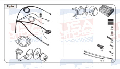 BMW 1 2 3 4 5 7 X3 X4 X5 X6 Tow Bar LED wiring Kit WYR043007R-T trail-tec- EuroFit Towbars & Electrics - eurofittowbars.com.au