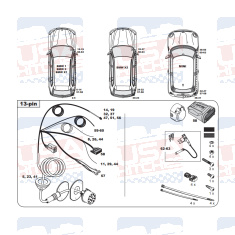 BMW 1 2 X1 X2 MINI F54 F55 F56 F60 Tow Bar LED wiring Kit WYR043113R-T trail-tec - EuroFit Towbars & Electrics - eurofittowbars.com.au