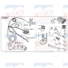 BMW 1 2 3 4 X1 X2 MINI F54 F55 F56 F60 Tow Bar LED wiring Kit WYR043313R-T trail-tec - EuroFit Towbars & Electrics - eurofittowbars.com.au