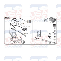 BMW 5 X3 X4 X5 X6 Tow Bar LED wiring Kit WYR043413R-T trail-tec - EuroFit Towbars & Electrics - eurofittowbars.com.au