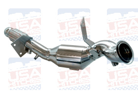 VW Amarok 2.0 TDI Stainless 200 Cell Cat Downpipe Exhaust - EuroFit Towbars & Electrics - eurofittowbars.com.au